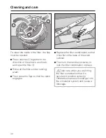 Preview for 40 page of Miele g1022scu Operating Instructions Manual