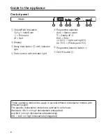 Preview for 6 page of Miele G4263 Operating Instructions Manual