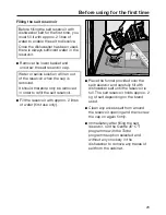 Preview for 23 page of Miele G4263 Operating Instructions Manual