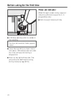 Preview for 20 page of Miele G4302 SCU Operating Instructions Manual