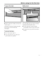 Preview for 13 page of Miele G4500SC Operating Instructions Manual