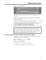 Preview for 47 page of Miele G5930 Operating Instructions Manual