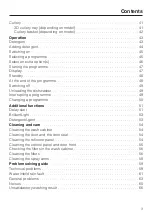 Preview for 3 page of Miele G5980 Operating Instructions Manual