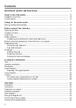 Preview for 2 page of Miele G6625SCSS Operating Instructions Manual