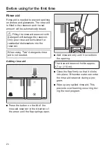 Preview for 24 page of Miele G6625SCSS Operating Instructions Manual