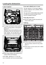 Предварительный просмотр 34 страницы Miele G6625SCSS Operating Instructions Manual