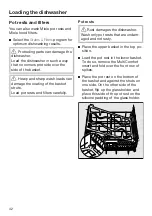 Preview for 42 page of Miele G6665SCVISS Operating Instructions Manual