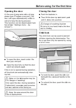 Preview for 21 page of Miele G6835SCI Operating Instructions Manual