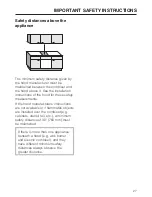 Preview for 27 page of Miele GAS COMBISET CS 1011 Operating And Installation Instructions