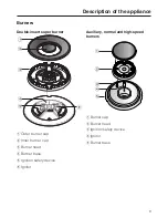 Preview for 9 page of Miele Gas cooktop Operating And Installation Instructions