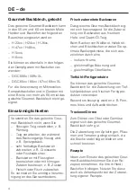 Preview for 4 page of Miele GOURMET HBBL 71 Manual