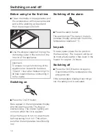 Preview for 10 page of Miele GT 225 ES Operating And Installation Manual