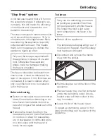 Preview for 21 page of Miele GT 225 ES Operating And Installation Manual