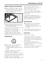 Preview for 13 page of Miele GT 52 S Operating Instructions Manual