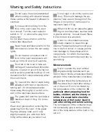 Preview for 10 page of Miele H 115 MB Operating Instructions Manual