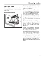 Preview for 15 page of Miele H 115 MB Operating Instructions Manual