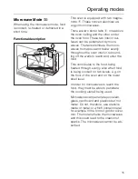 Предварительный просмотр 15 страницы Miele H 135 MB Operating Instructions Manual