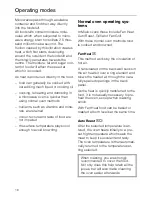 Preview for 16 page of Miele H 135 MB Operating Instructions Manual