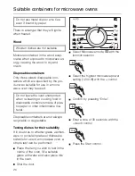 Preview for 20 page of Miele H 135 MB Operating Instructions Manual