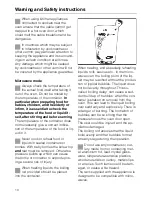 Preview for 10 page of Miele H 152 MB Operating Instructions Manual