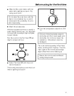 Preview for 17 page of Miele H 152 MB Operating Instructions Manual