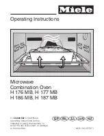 Miele H 176 MB Operating Instructions Manual preview