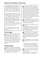 Preview for 6 page of Miele H 213 B2 Operating Instructions Manual