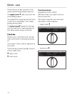 Предварительный просмотр 12 страницы Miele H 213 B2 Operating Instructions Manual