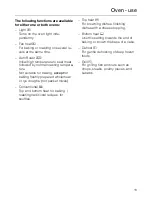 Preview for 13 page of Miele H 213 B2 Operating Instructions Manual