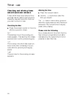 Preview for 20 page of Miele H 213 B2 Operating Instructions Manual