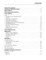 Preview for 3 page of Miele H 214 B Operating Instructions Manual