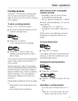 Preview for 21 page of Miele H 214 B Operating Instructions Manual