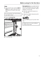 Предварительный просмотр 13 страницы Miele H 215 B Operating Instructions Manual