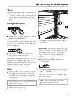 Предварительный просмотр 11 страницы Miele H 217 B Operating Instructions Manual