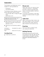 Предварительный просмотр 40 страницы Miele H 217 B Operating Instructions Manual