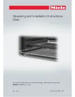 Preview for 1 page of Miele H 2261 B Operating And Installation Instructions