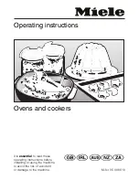 Preview for 1 page of Miele H 250 Operating Instructions Manual