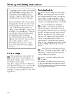 Preview for 10 page of Miele H 250 Operating Instructions Manual