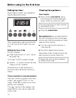 Preview for 16 page of Miele H 250 Operating Instructions Manual