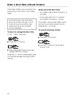 Preview for 26 page of Miele H 255 Operating Instructions Manual