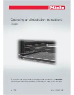 Preview for 1 page of Miele H 2661 B Operating And Installation Instructions