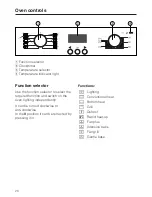 Preview for 20 page of Miele H 2661 B Operating And Installation Instructions