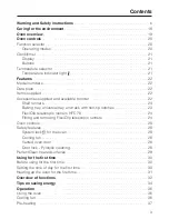 Preview for 3 page of Miele H 2661 BP Operating And Installation Instructions