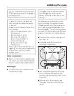 Preview for 97 page of Miele H 2661 BP Operating And Installation Instructions