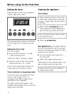 Предварительный просмотр 16 страницы Miele H 310 Operating Instructions Manual