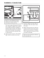 Предварительный просмотр 72 страницы Miele H 310 Operating Instructions Manual