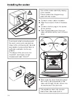 Предварительный просмотр 74 страницы Miele H 310 Operating Instructions Manual