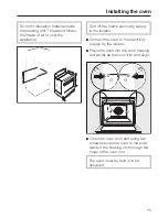 Preview for 75 page of Miele H 334 B KAT Operating Instructions Manual