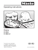 Miele H 353 Operating Instructions Manual preview