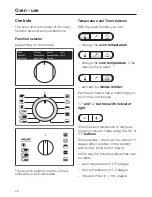 Предварительный просмотр 22 страницы Miele H 373-2 B Operating Instructions Manual